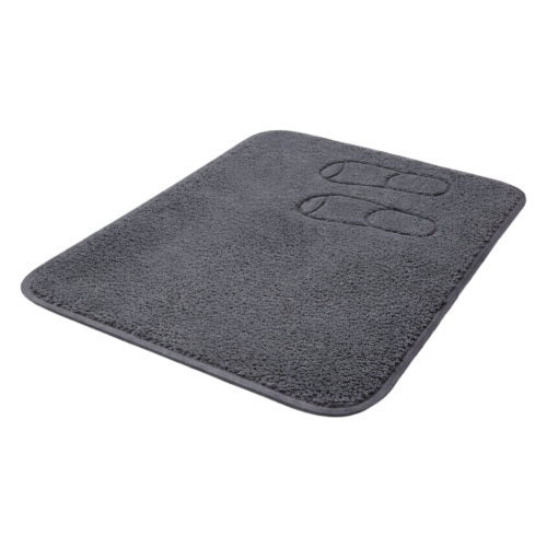 BND TAPIS DE SALLE DE BAIN 60X40CM 35494-34 GRIS FONCE