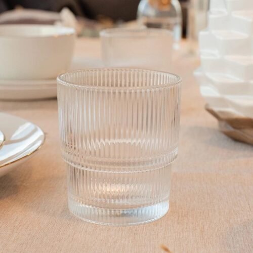 DELI VERRE BAS RAYE 32CL X6 TY7510-3