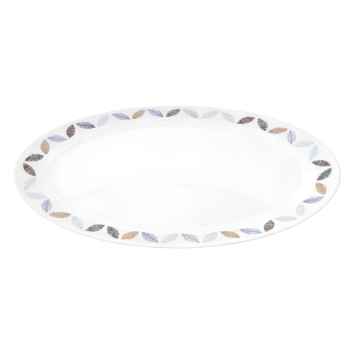 MAHBOUBA ASSIETTE OVALE EN OPAL 00092
