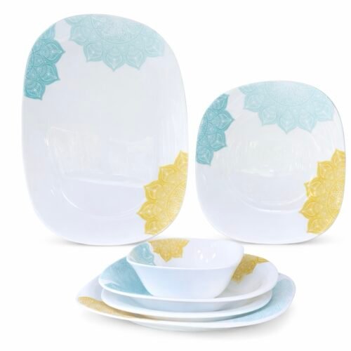 BLUE KITCHEN SERVICE A TABLE 25PCS 25-011