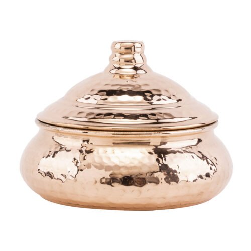 GOY BONBONNIERE EN CUIVRE GM 22X15CM ROUGE