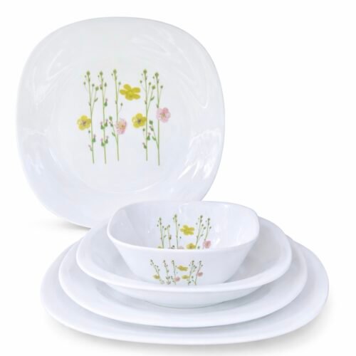 BLUE KITCHEN SERVICE A TABLE 24PCS BYS024016-GT636