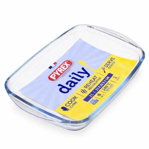 PYREX PLAT A FOUR RECTANGULAIRE 32X20X5CM