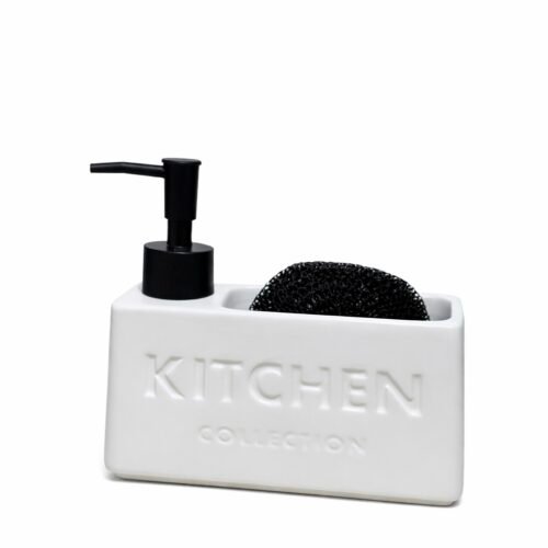 DISTRIBUTEUR LIQUIDE VAISSELLE + LAVETTE 2632-6