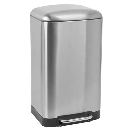 PINPIN POUBELLE EN INOX CARRE 15L 1210-4