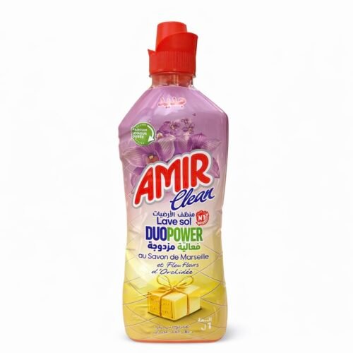 AMIR DUOPOWER LAVE SOL 1L SAVON MARSEILLE & ORCHIDEE