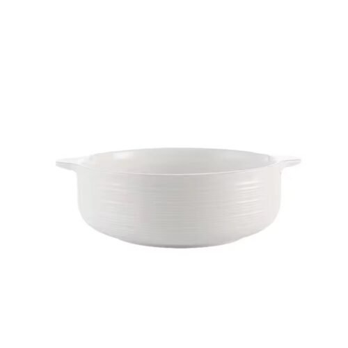 TABARI SALADIER EN CERAMIQUE AVEC POIGNES 26CM YJ-026