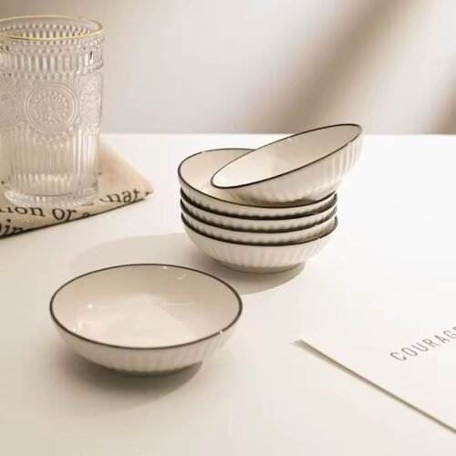 TABARI ASSIETTE CREUSE EN CERAMIQUE 20.5CM XS-1329