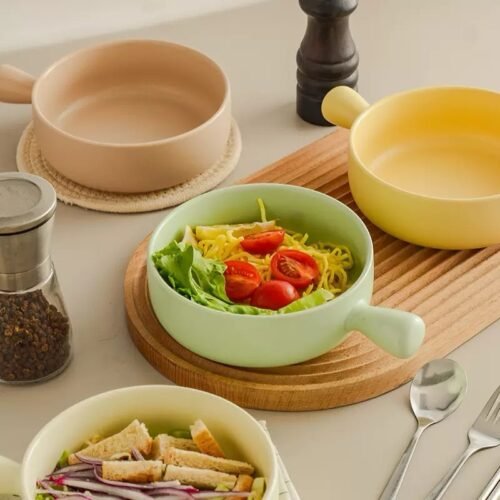 TABARI POELE EN CERAMIQUE 15X5.5CM VERT XS-25049