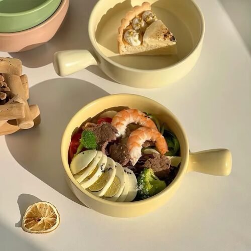 TABARI POELE EN CERAMIQUE 15X5.5CM JAUNE XS-25049