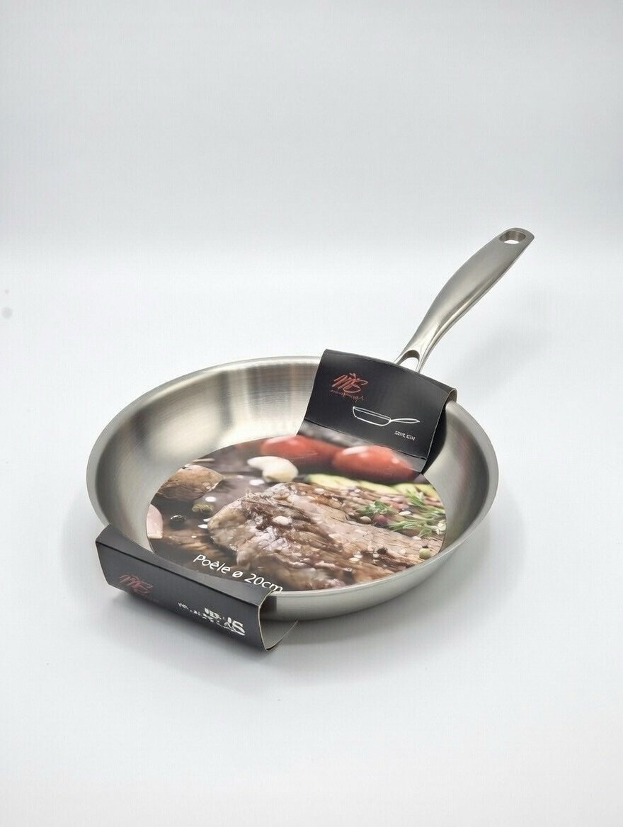 MS POELE EN INOX 20CM