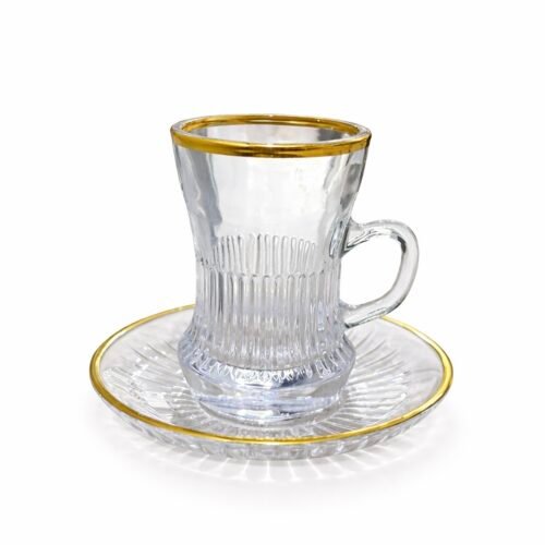 BBF TASSE A THE + SOUS TASSE X6 RAYE 4143B-505GF