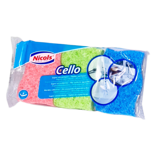 NICOLS CELLO EPONGE SUPER ABSORBANTE X3