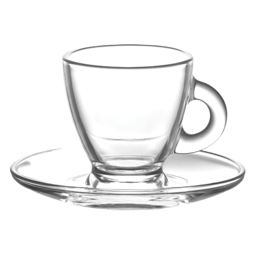 LAV ROMA TASSE A THE + SOUS-TASSE 9.5CL X6