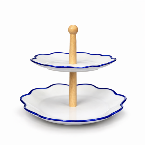 TABARI PORTE GATEAUX 2 NIVEAUX 33X22CM XS-25006