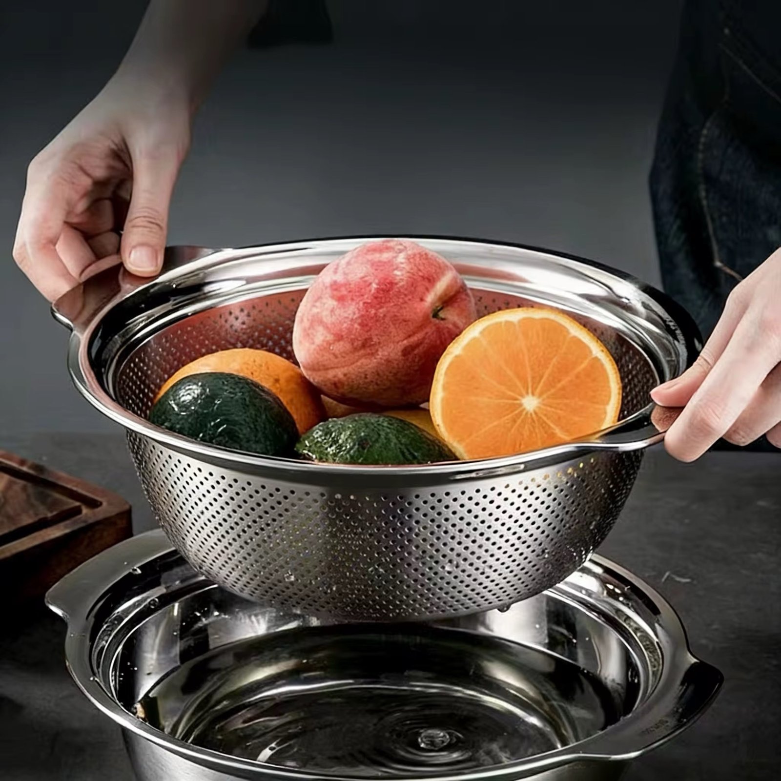 PASSOIRE EN INOX 26CM 1664-10 – Image 2