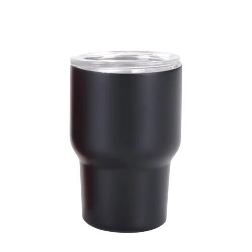 MINI GOBLET EN INOX AVEC COUVERCLE NOIR