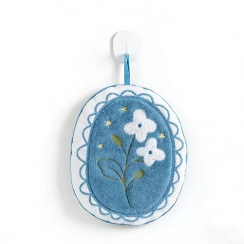 MANIQUE DE CUISINE MICROFIBRE BLEU