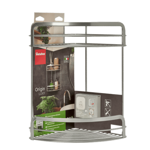 METALTEX ORIGIN ETAGERE SDB 2 NIV 403417 20X20X30CM