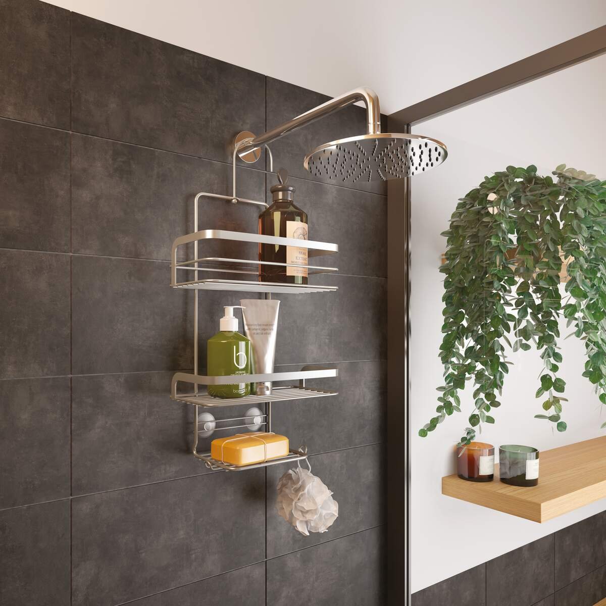 METALTEX ORIGIN ETAGERE SDB 2 NIV 23X12X47CM 403420 – Image 3