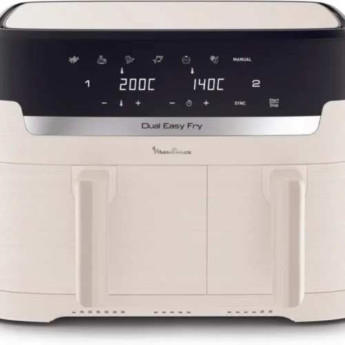 MOULINEX AIR FRYER DOUBLE COMPARTIMENTS 8L BLANC EZ901AF0