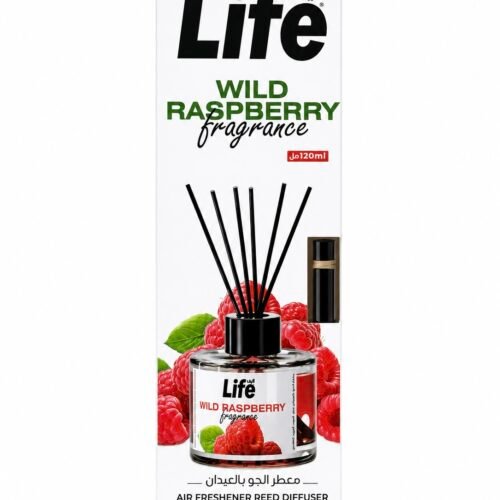LIFE DIFFUSEUR A BATONNETS 120ML WILD RASPBERRY