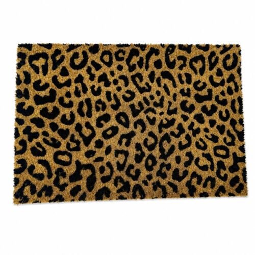 PAILLASSON EN FIBRE DE COCO 39X59CM 151387 LEOPARD