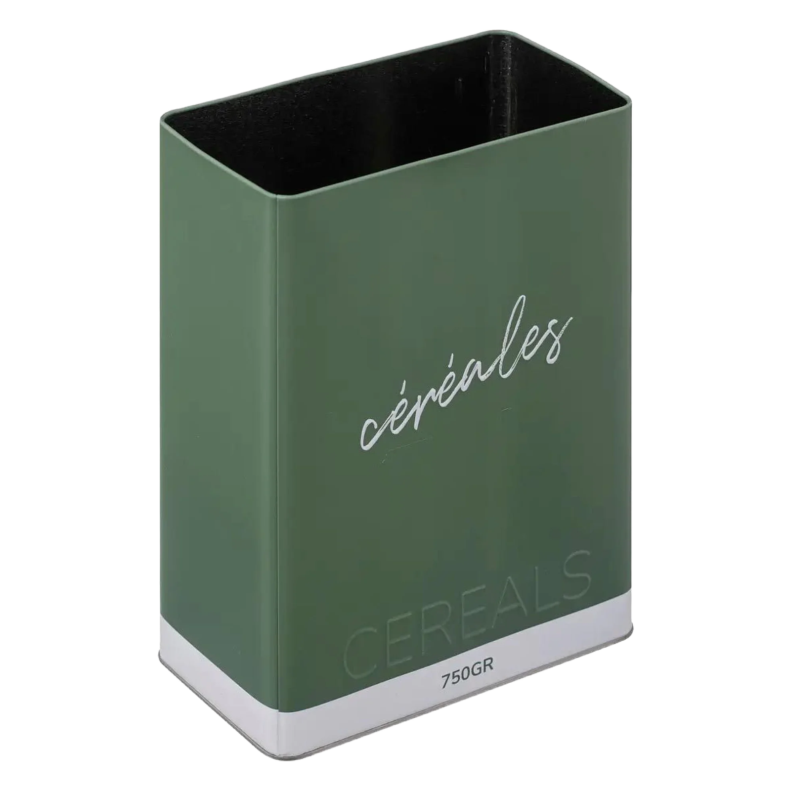 5FIVE BOITE A CEREALES METAL VERTE 18.2X10.2X25.3CM 194290 – Image 3