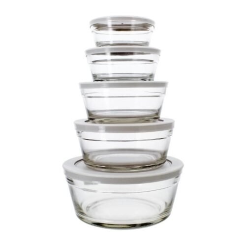 MENASTYL SET DE 5 BOLS AVEC COUVERCLES 5039038