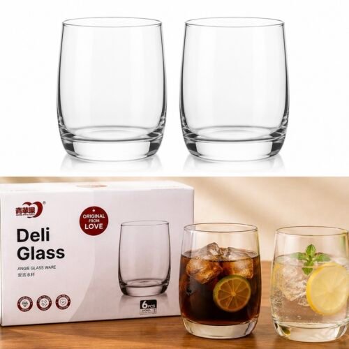 DELI GLASS VERRE LONG 36CL X6 ES7002-3