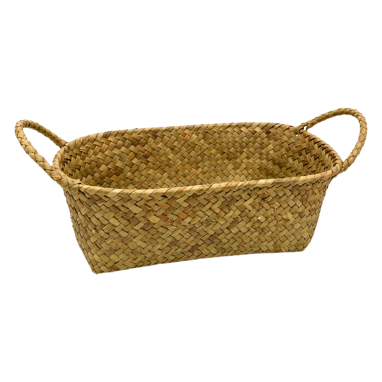 CORBEILLE EN OSIER OVALE 24X14X8CM