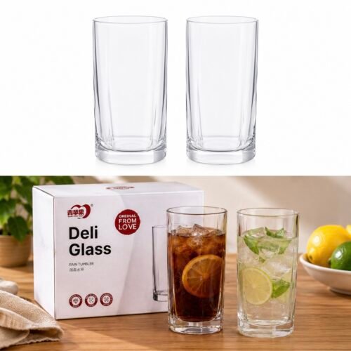 DELI GLASS VERRE LONG 42.5CL X6 JS5181-3