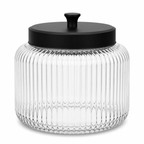 MAHBOUBA BOCAL RAYE 19X19CM 3L NOIR 210981