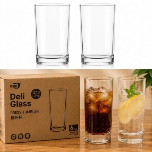 DELI GLASS VERRE LONG 31CL X6 65153