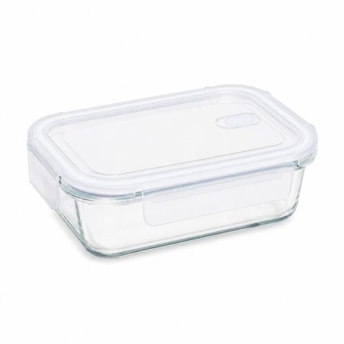 DELI GLASS PORTE MANGER RECTANGULAIRE 630ML GPK201-630