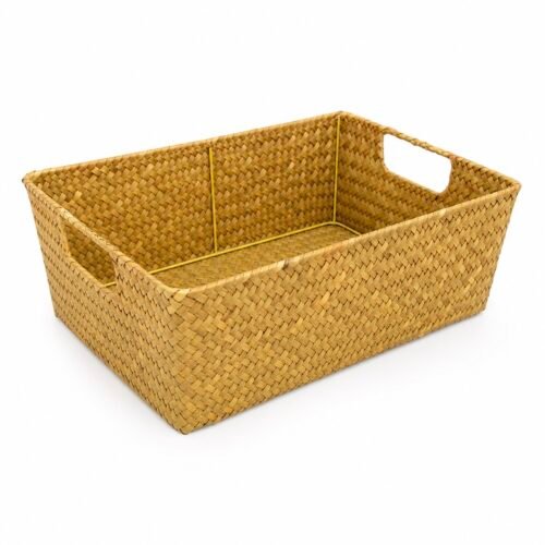 PANIER EN OSIER RECTANGULAIRE 36X26X12.5CM