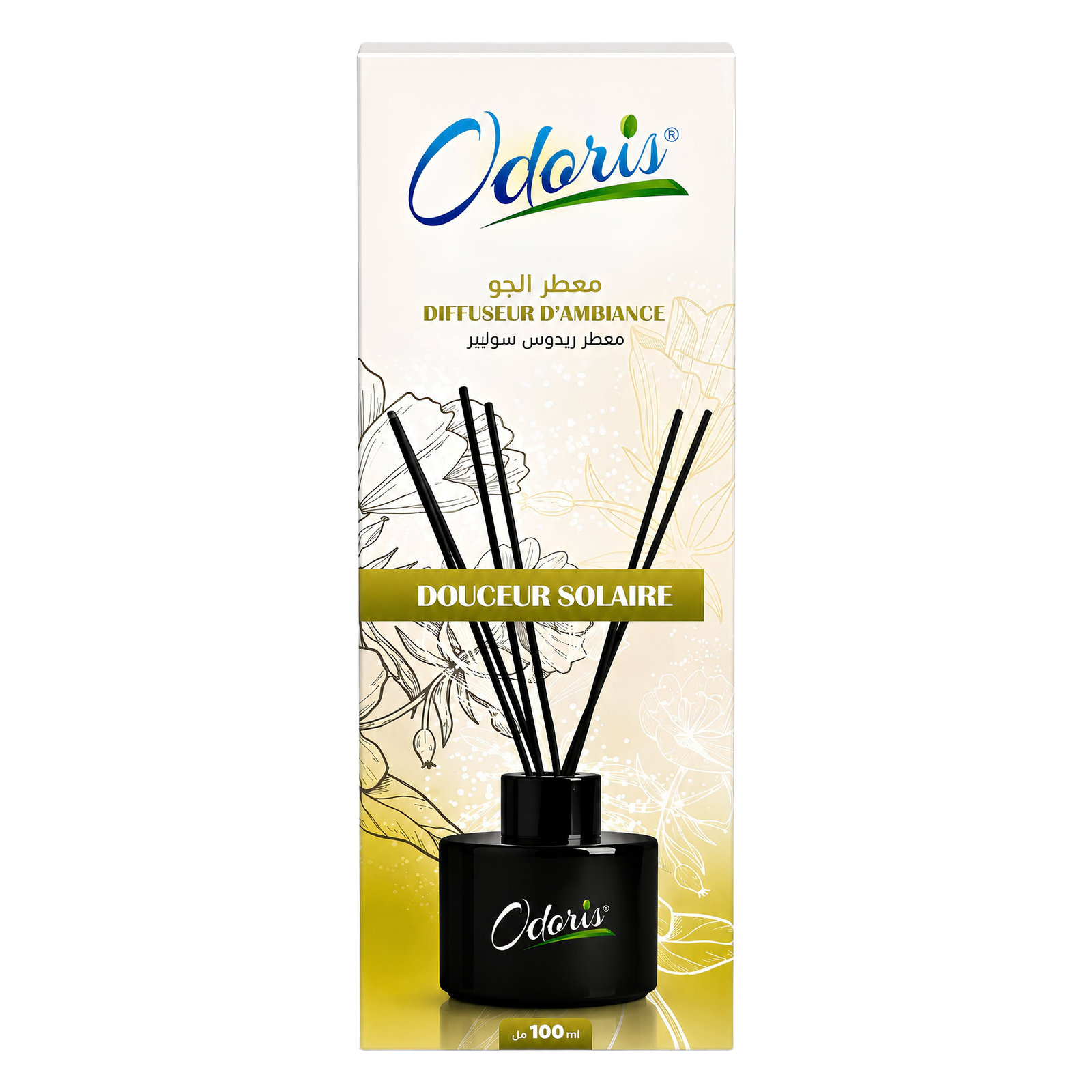 ODORIS DIFFUSEUR A BATONNETS 100ML DOUCEUR SOLAIRE
