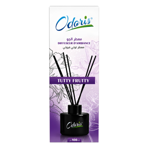 ODORIS DIFFUSEUR A BATONNETS 100ML TUTTY FRUTTY