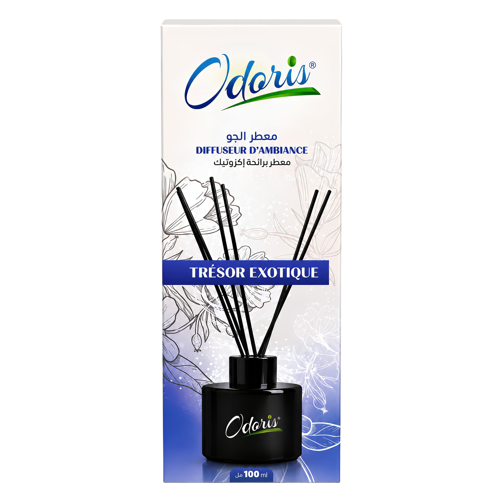 ODORIS DIFFUSEUR A BATONNETS 100ML TRESOR EXOTIQUE