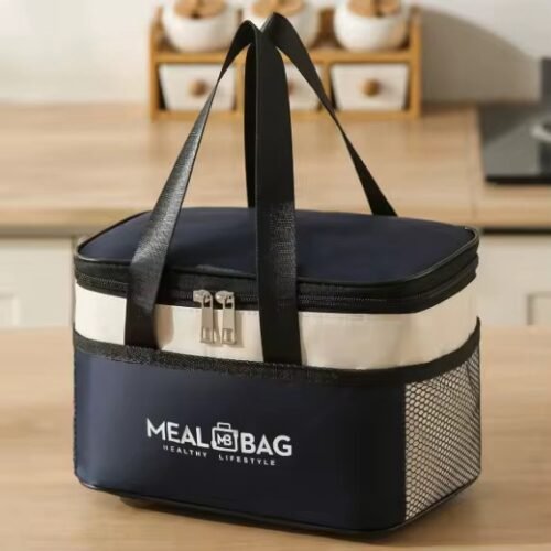MEAL BAG SAC ISOTHERME BLEU 21X17X17CM