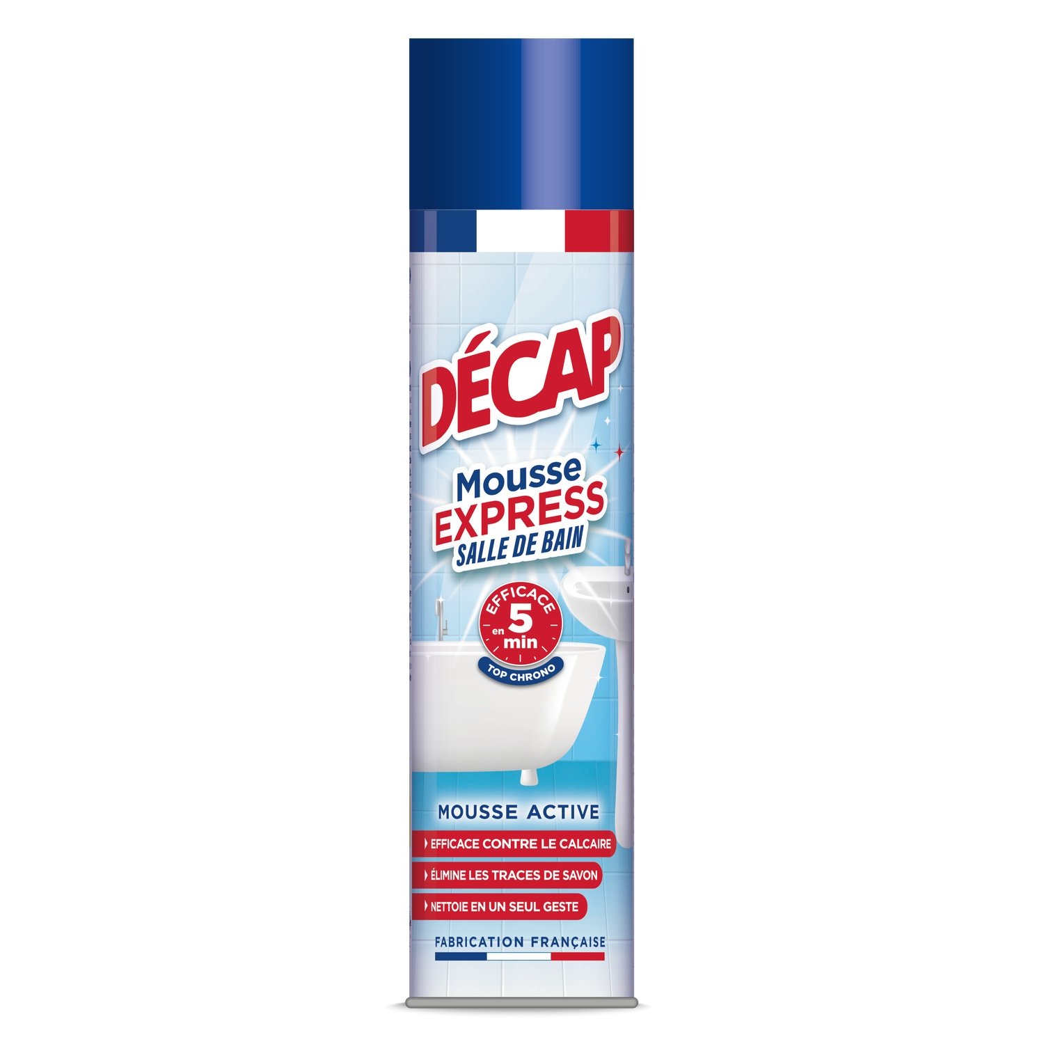 DECAP MOUSSE EXPRESS SALLE DE BAIN 600ML