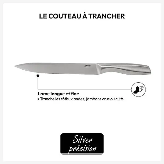 5FIVE PRECISION COUTEAU A TRANCHER 21CM 120314 – Image 2