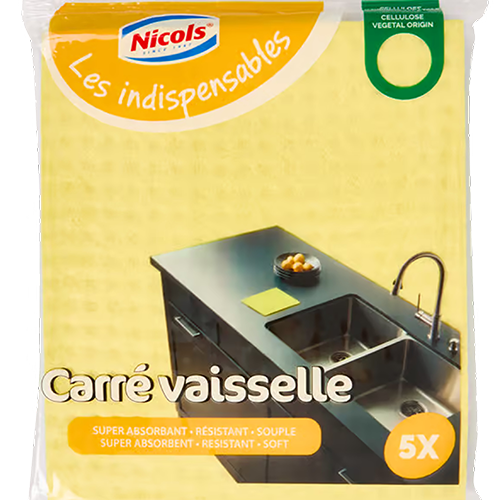 NICOLS LES INDISPENSABLES LAVETTE CARRE X5