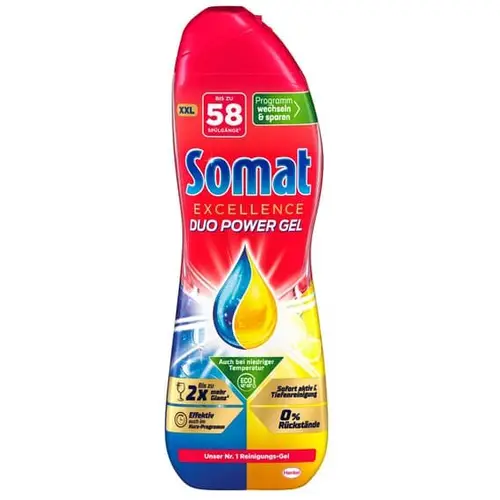 SOMAT DUO GEL LAVE VAISSELLE 58D/928ML