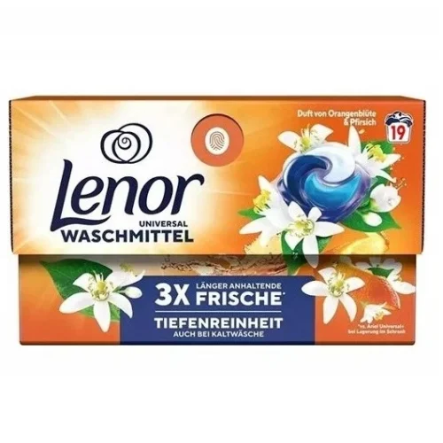 LENOR PODS LESSIVE X19 FLEUR D’ORANGER