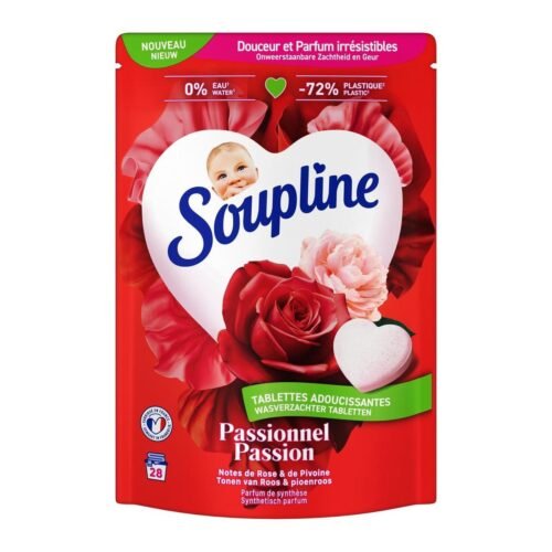 SOUPLINE TABLETTE ADOUCISSANTE X28 ROSE & PIVOINE