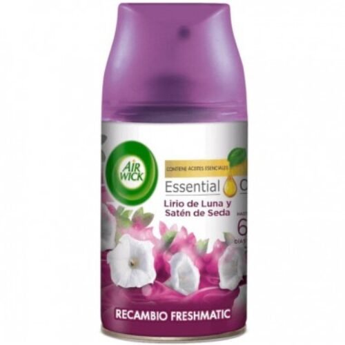 AIR WICK RECHARGE FRESH MATIC 250ML SMOOTH SATIN ET MOON LILY