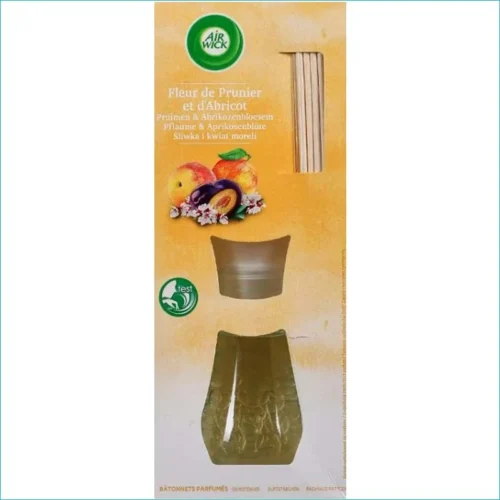 AIR WICK DIFFUSEUR A BATONNETS 25ML FLEUR DE PRUNIER & ABRICOT