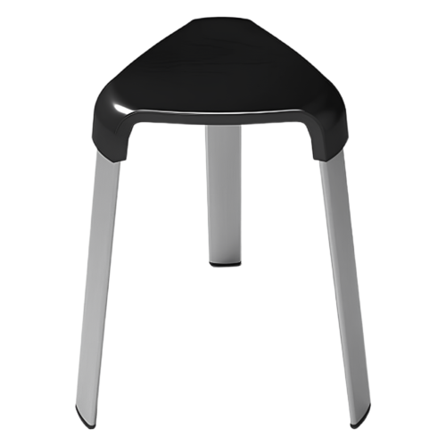 ANR TABOURET SDB GM 29X45CM NOIR