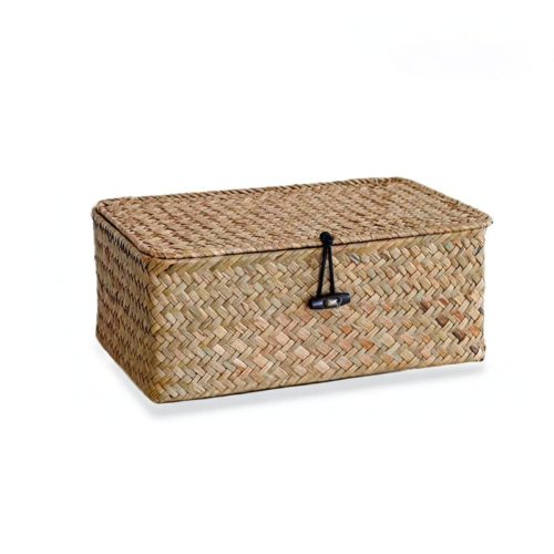 COFFRET EN OSIER MM 26X16X10CM